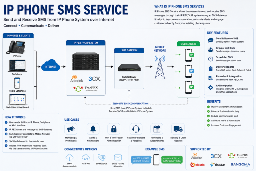 IP Phone SMS Service